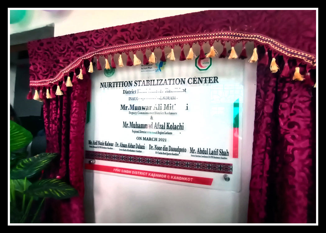 PPHI Sindh inaugurates Nutrition Stabilisation Centre, Kashmore at Kandhkot